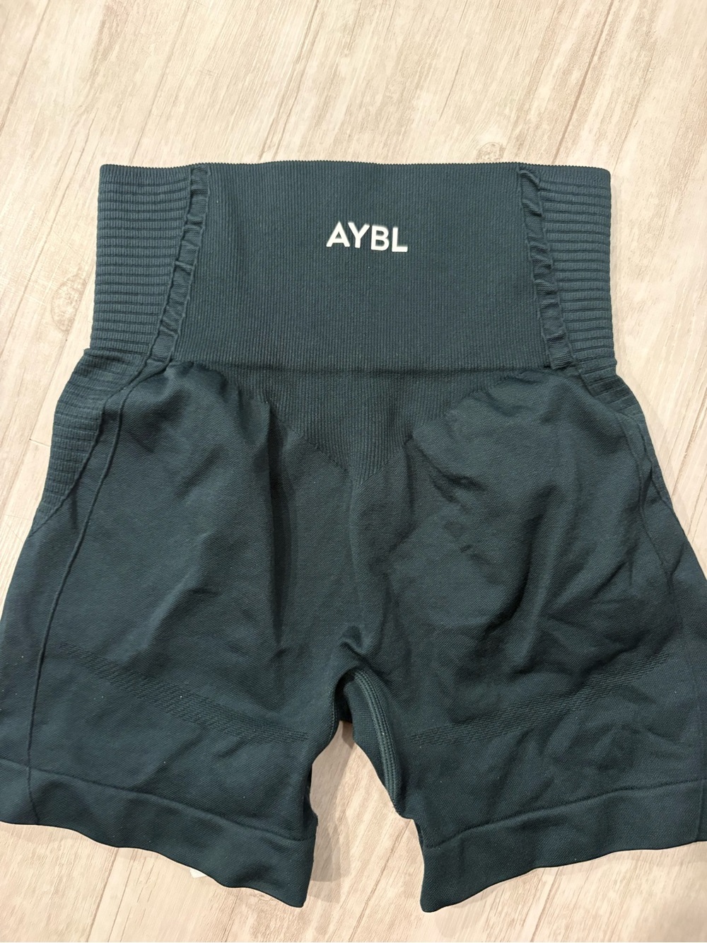 AYBL Women’s Dark Green Empower Seamless Athletic Shorts